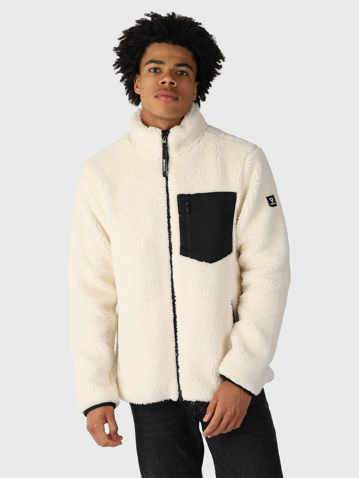 Garicks Men Teddy Jacket | White-Beige