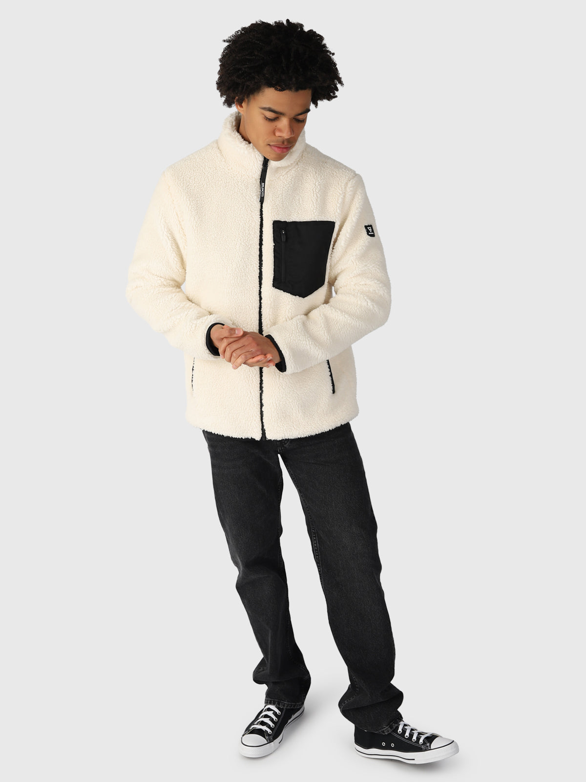 Garicks Men Teddy Jacket | White-Beige