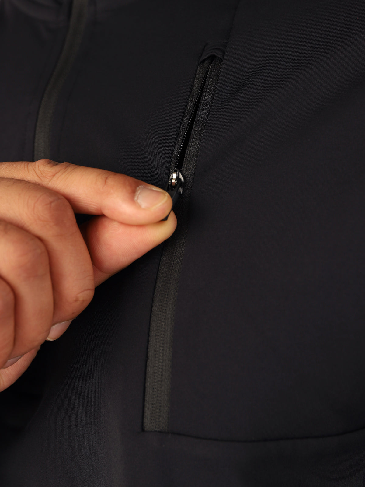 Jarry Herren Fleece | Schwarz