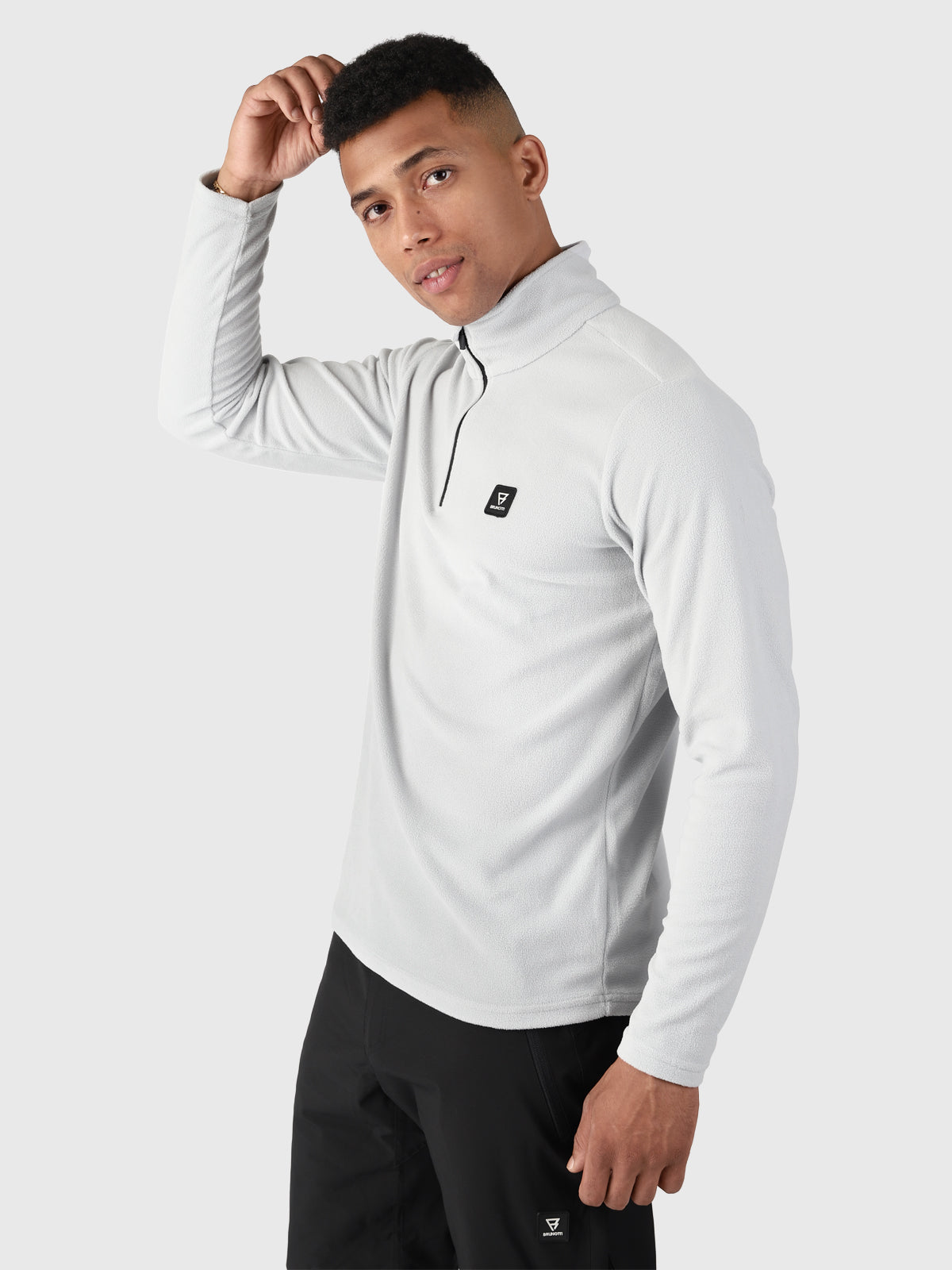 Lenno-R Men Fleece | Stone Grey