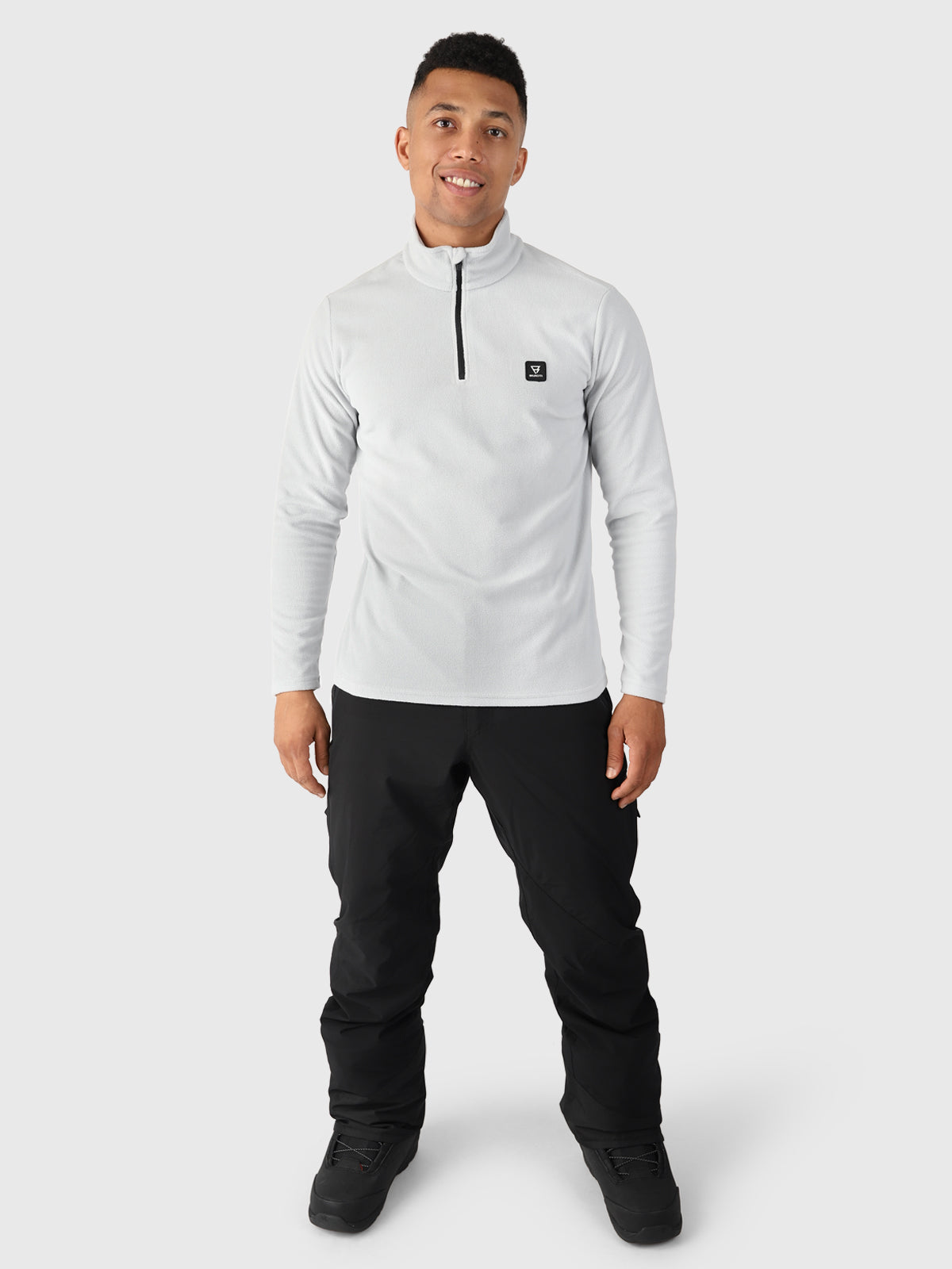Lenno-R Men Fleece | Stone Grey