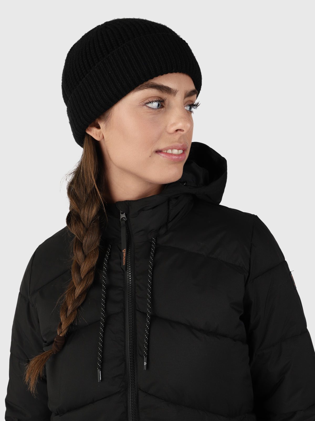 Mira Damen Puffer Jacke | Schwarz