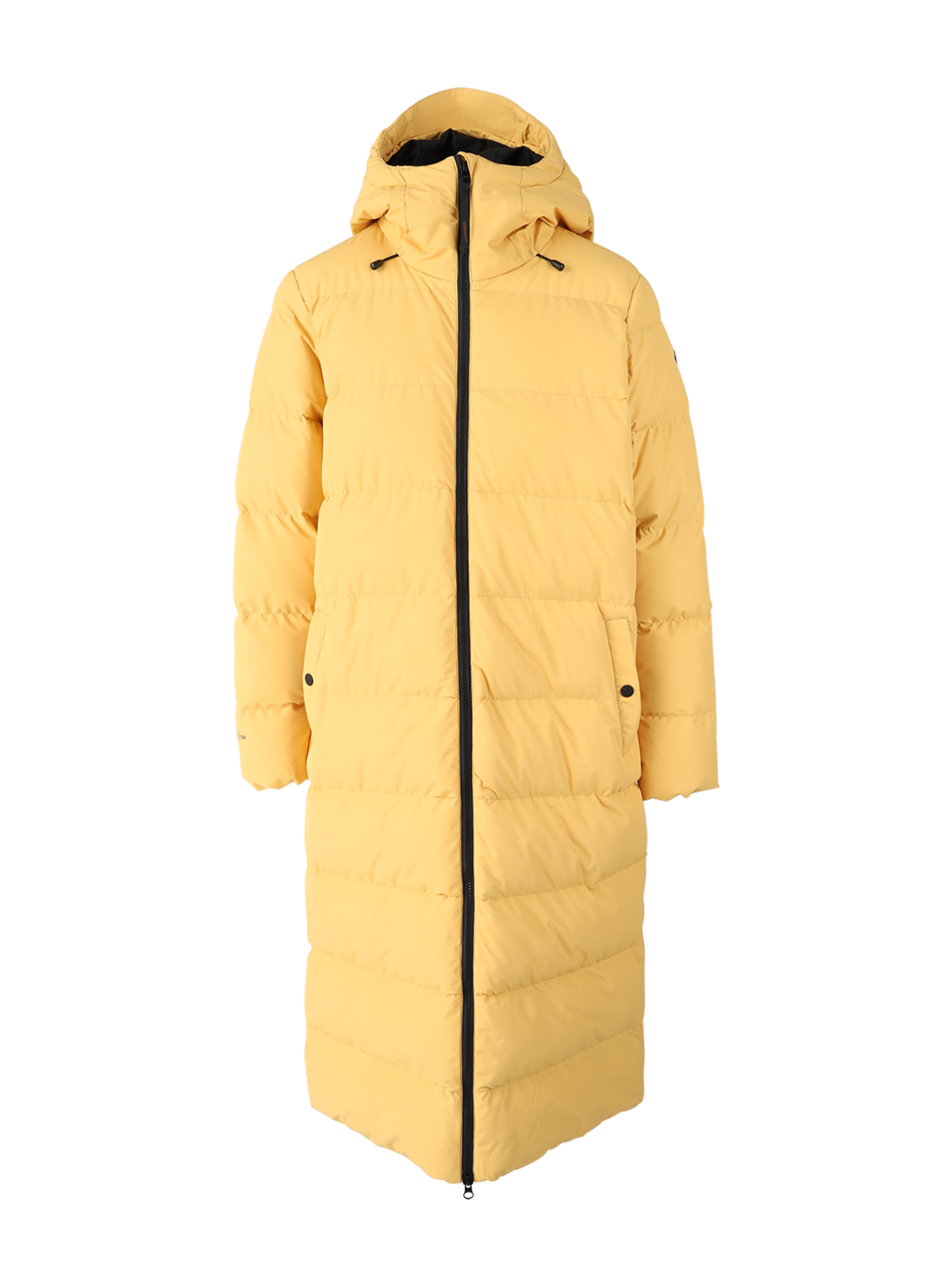 Bigsur Dames Lange Puffer Jas | Geel