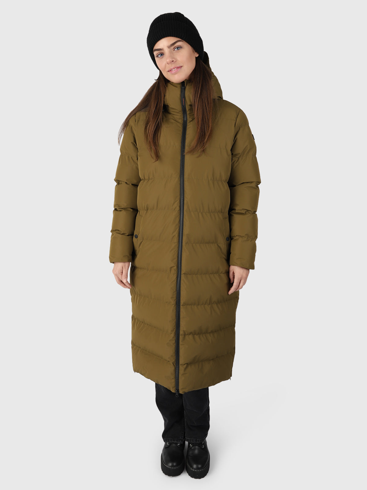 Bigsur Dames Lange Puffer Jas | Groen