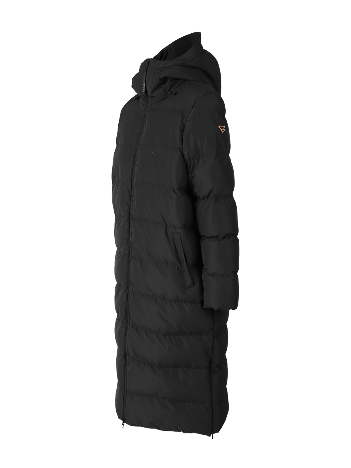 Bigsur Dames Lange Puffer Jas | Zwart