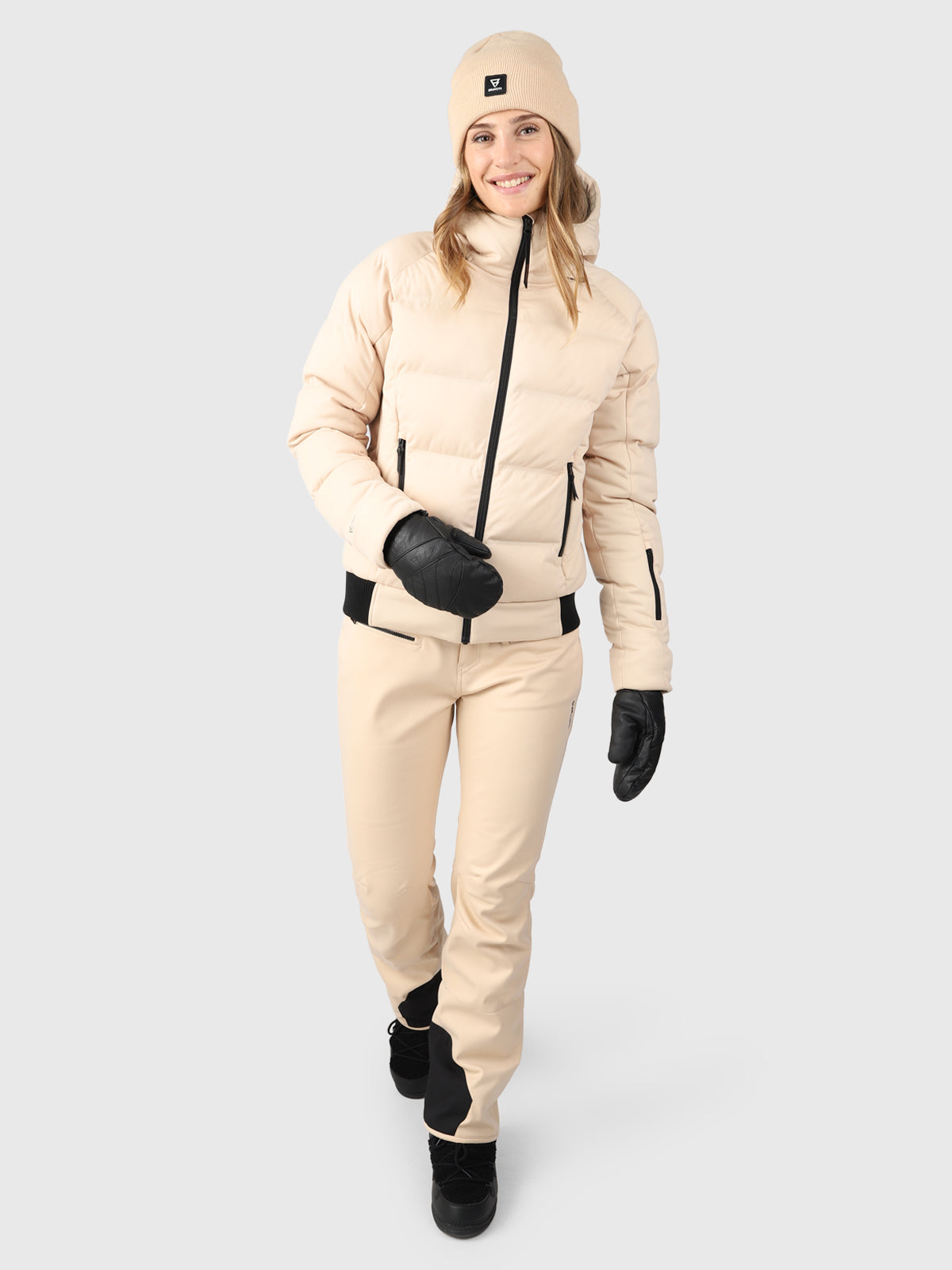 Firecrown Dames Puffer Ski Jas | Wit