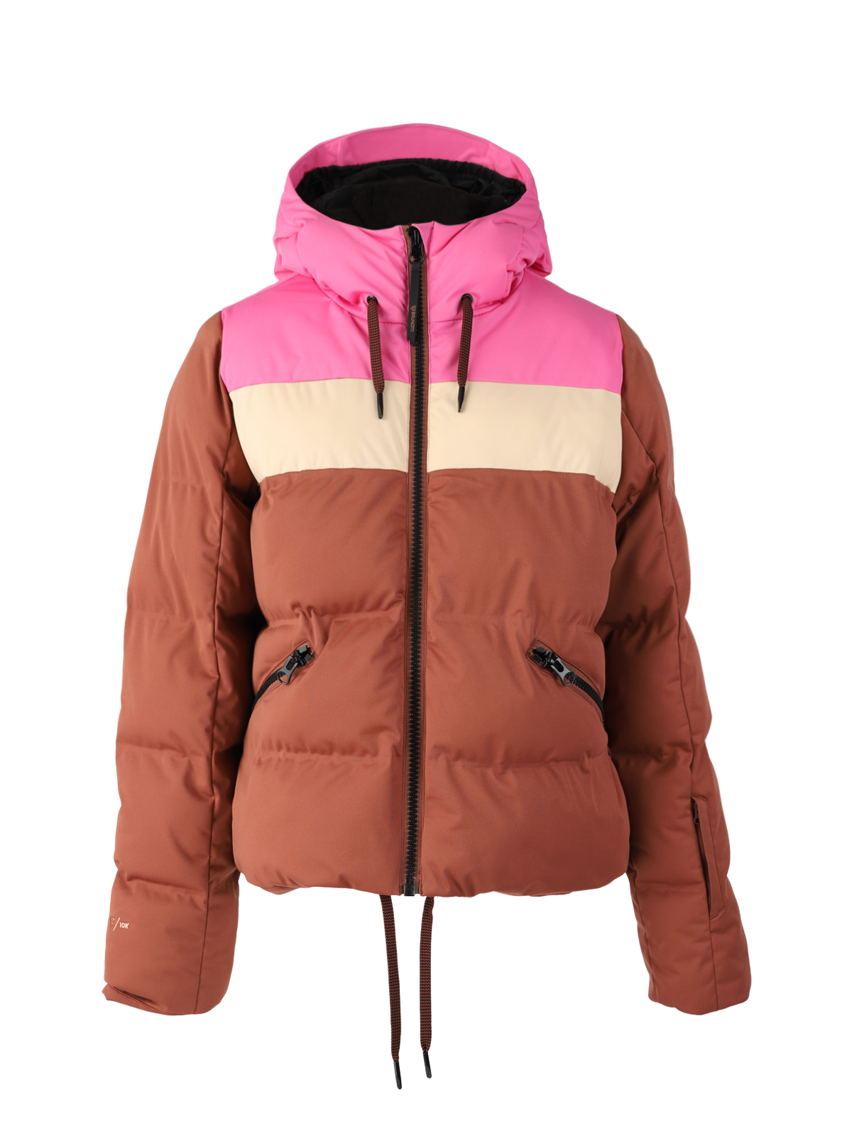 Niagona Dames Puffer Ski Jas | Bruin