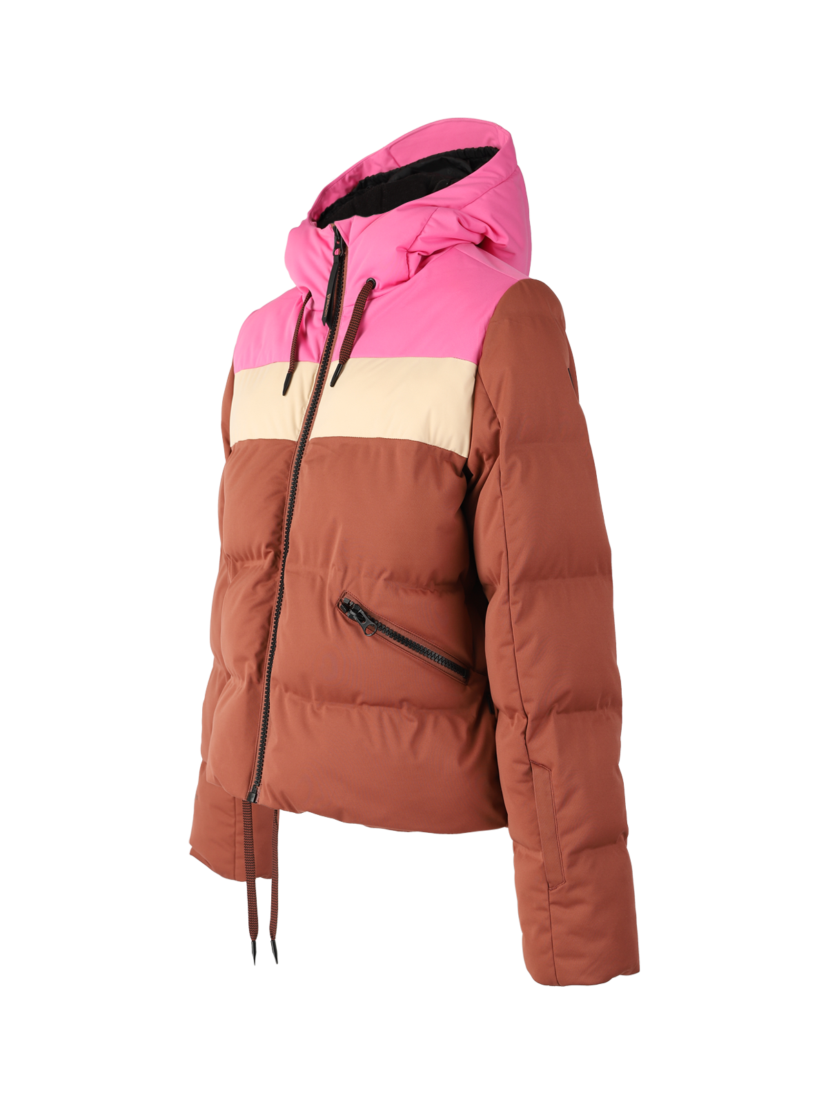 Niagona Dames Puffer Ski Jas | Bruin