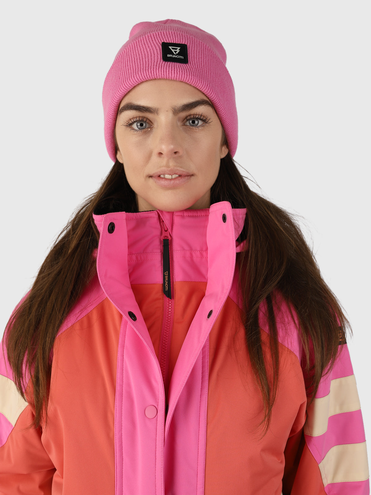 Saporo Women Anorak Snow Jacket | Pink