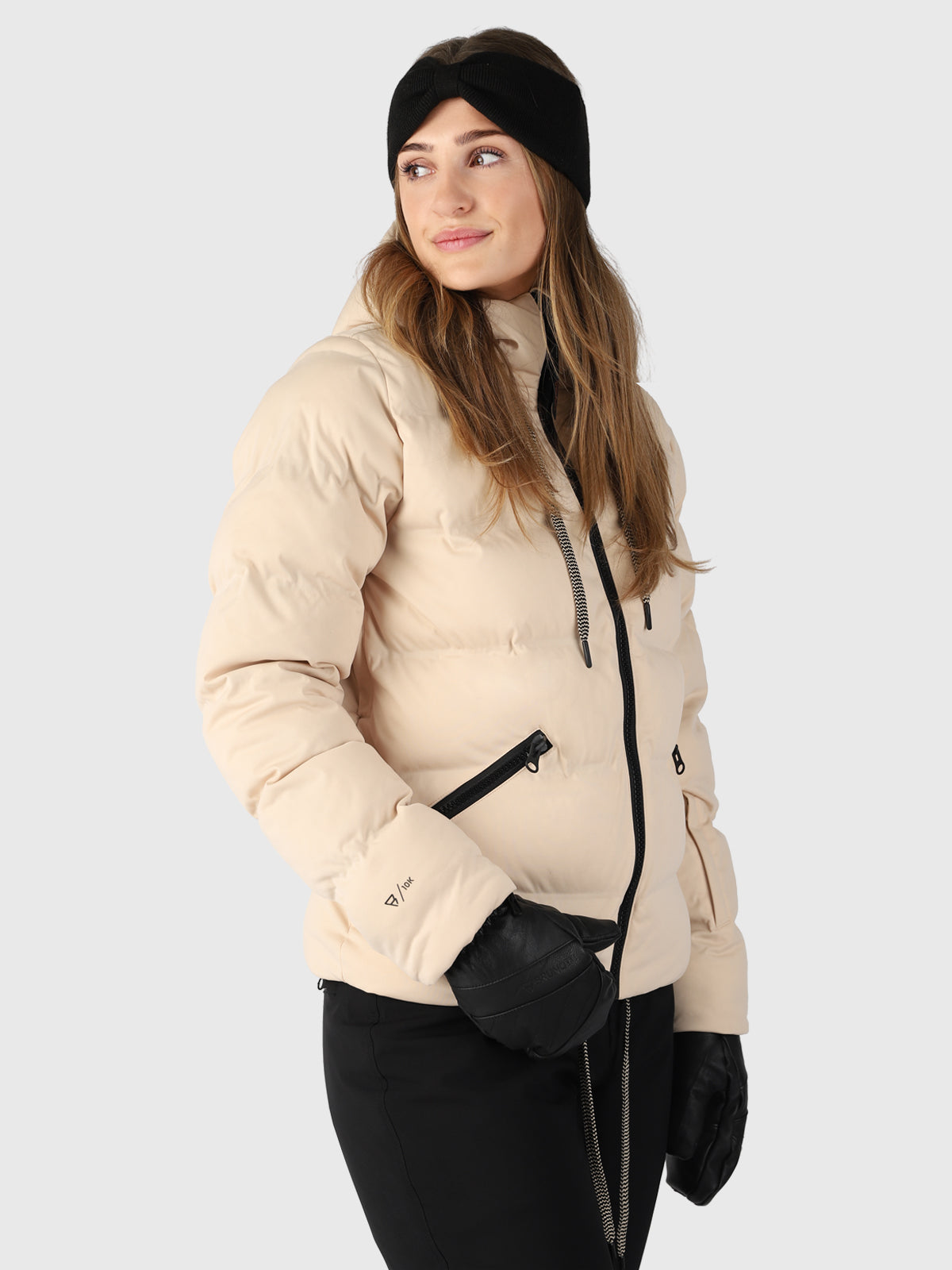 Irai Dames Puffer Ski Jas | Wit