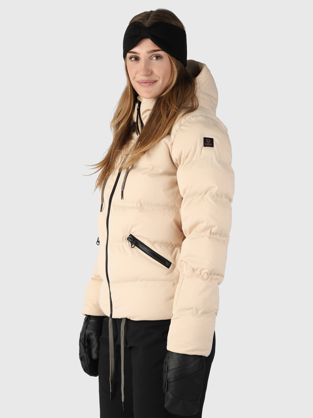 Irai Dames Puffer Ski Jas | Wit