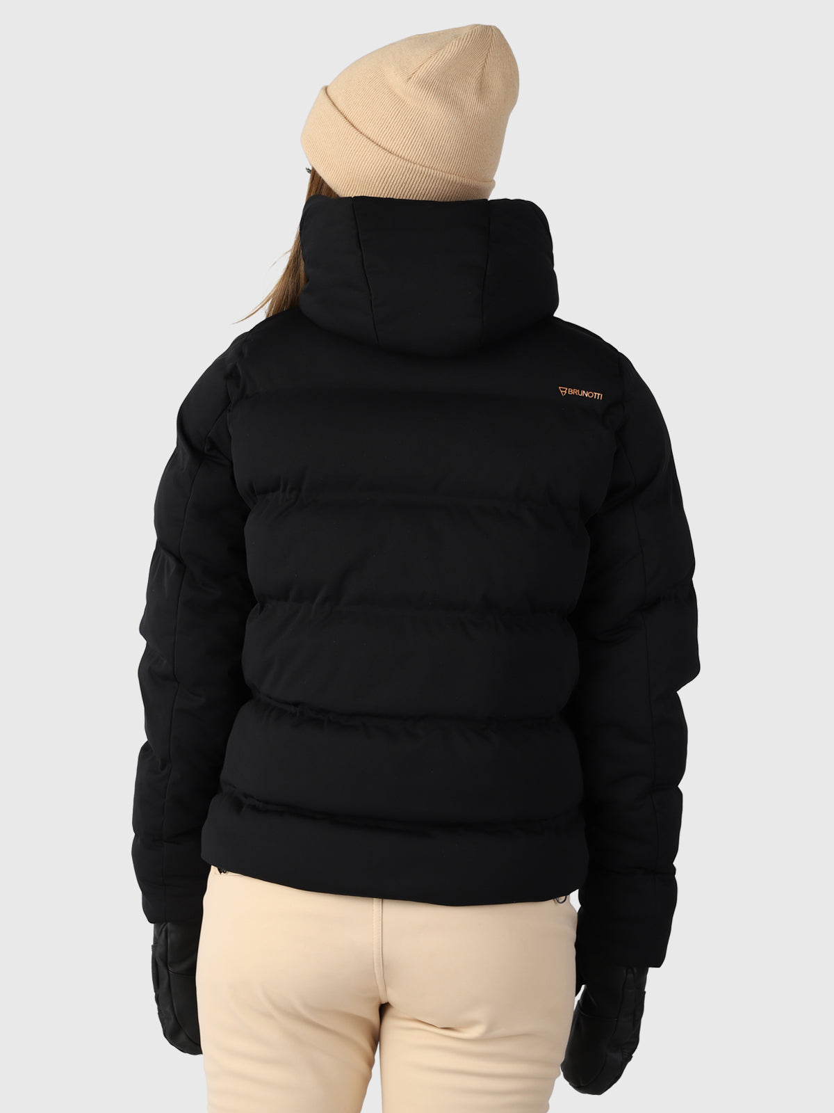 Irai Women Puffer Snow Jacket | Black
