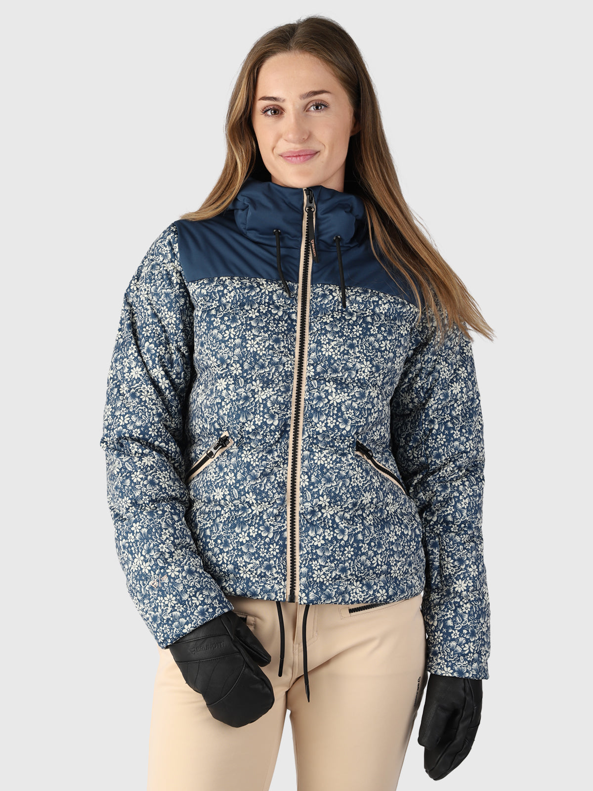 Minowa Women Puffer Snow Jacket | Blue