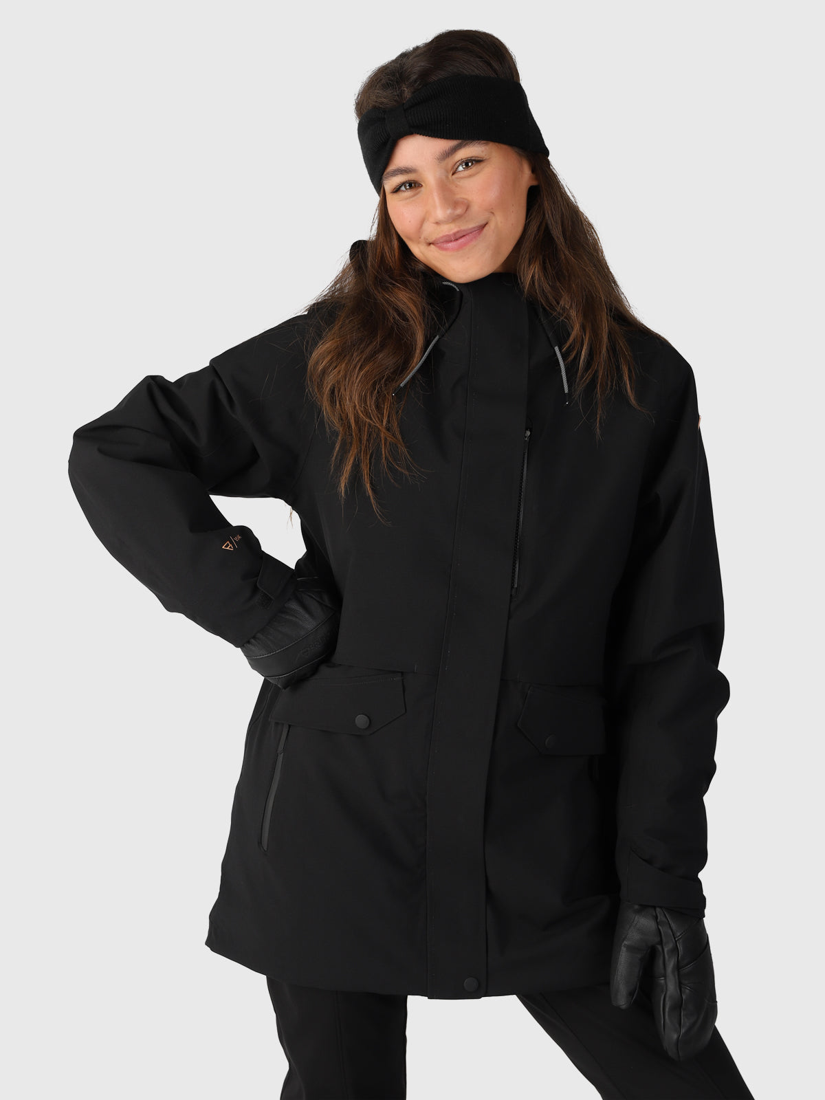 Bombini Women Snow Jacket | Black