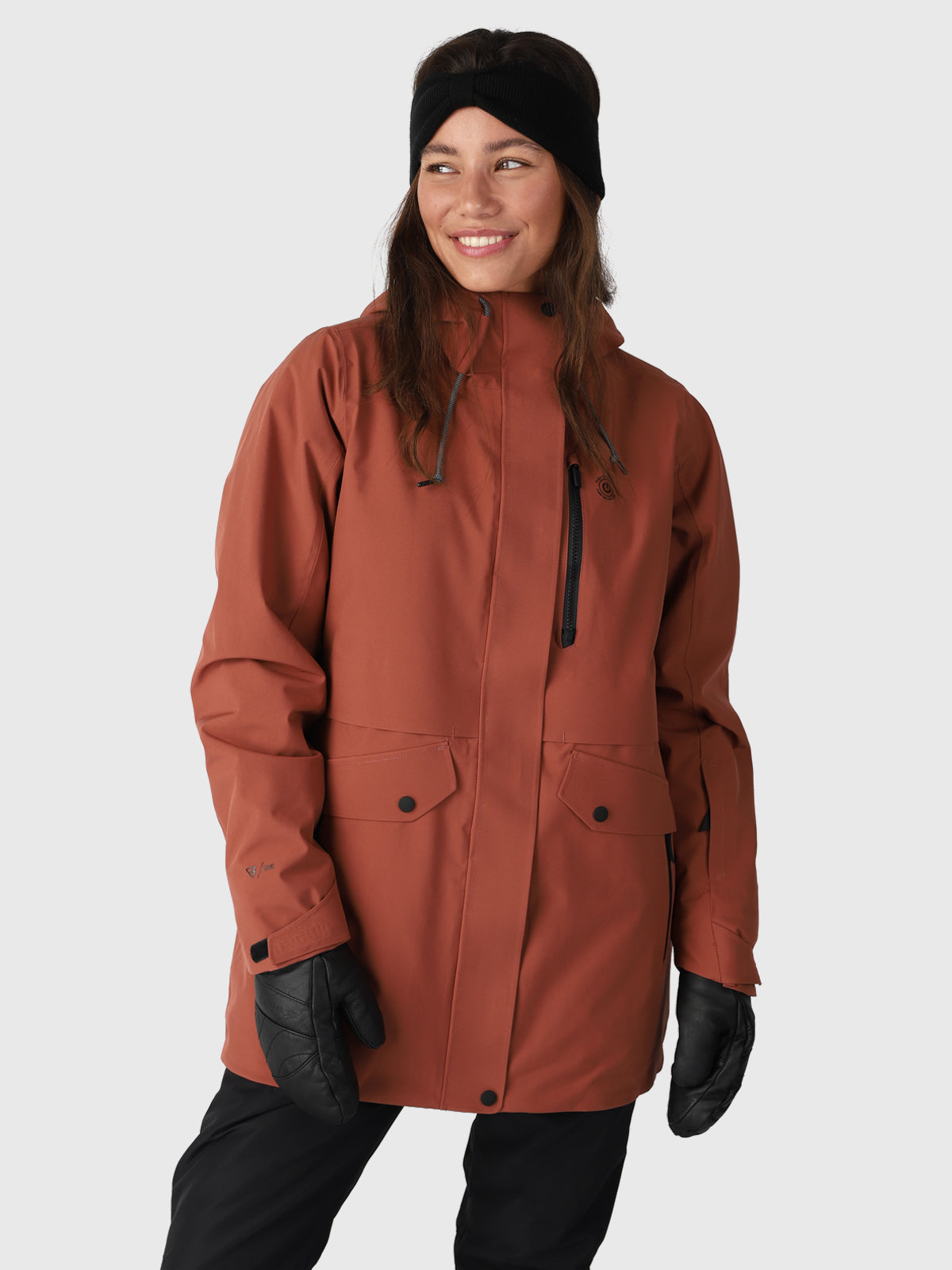 Bombini-Heat Damen Skijacke | Braun