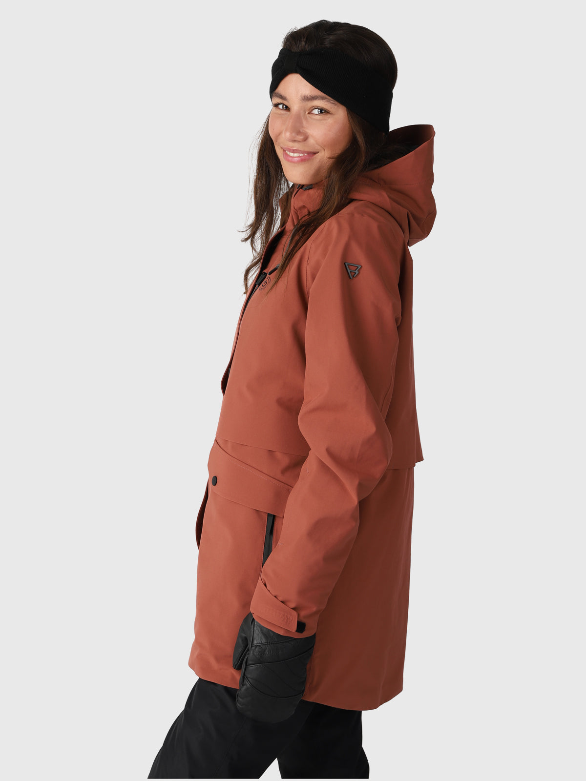 Bombini-Heat Damen Skijacke | Braun