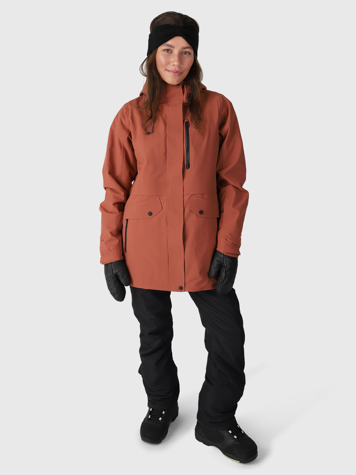 Bombini-Heat Damen Skijacke | Braun