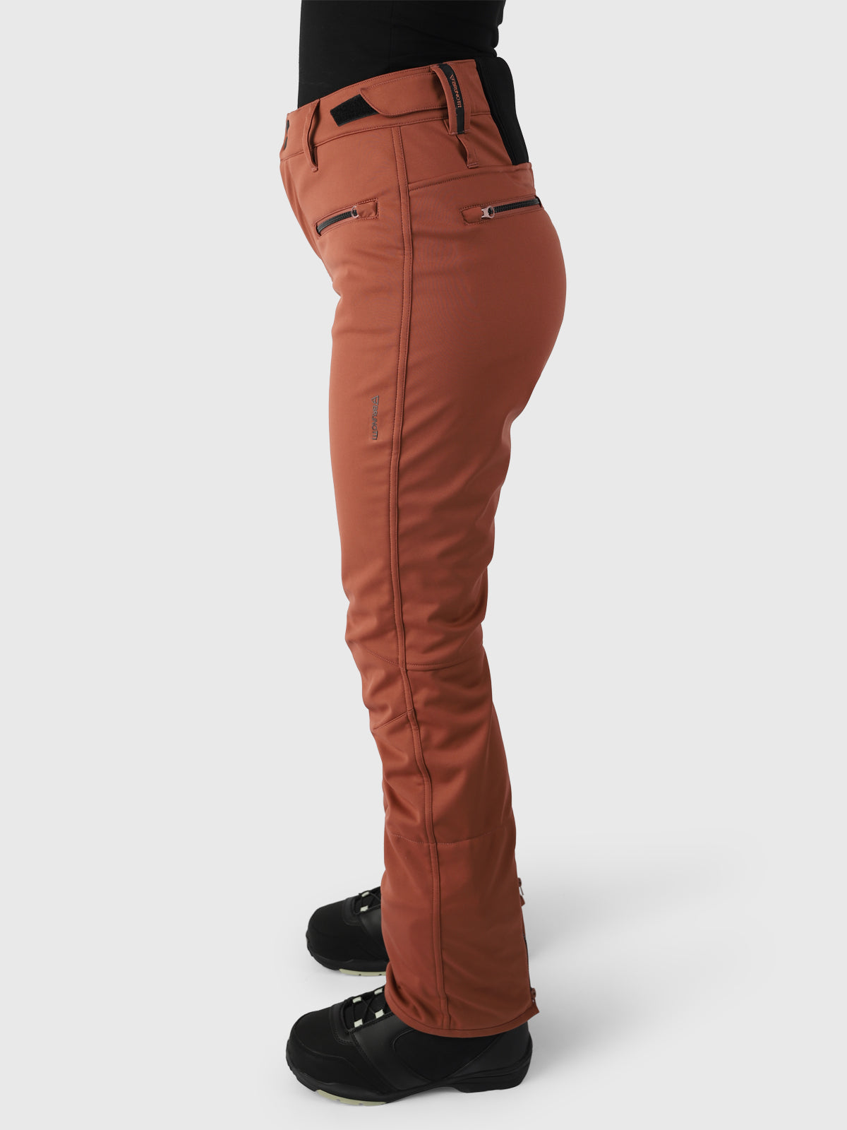 Coldlake Damen Softshell Skihose | Braun