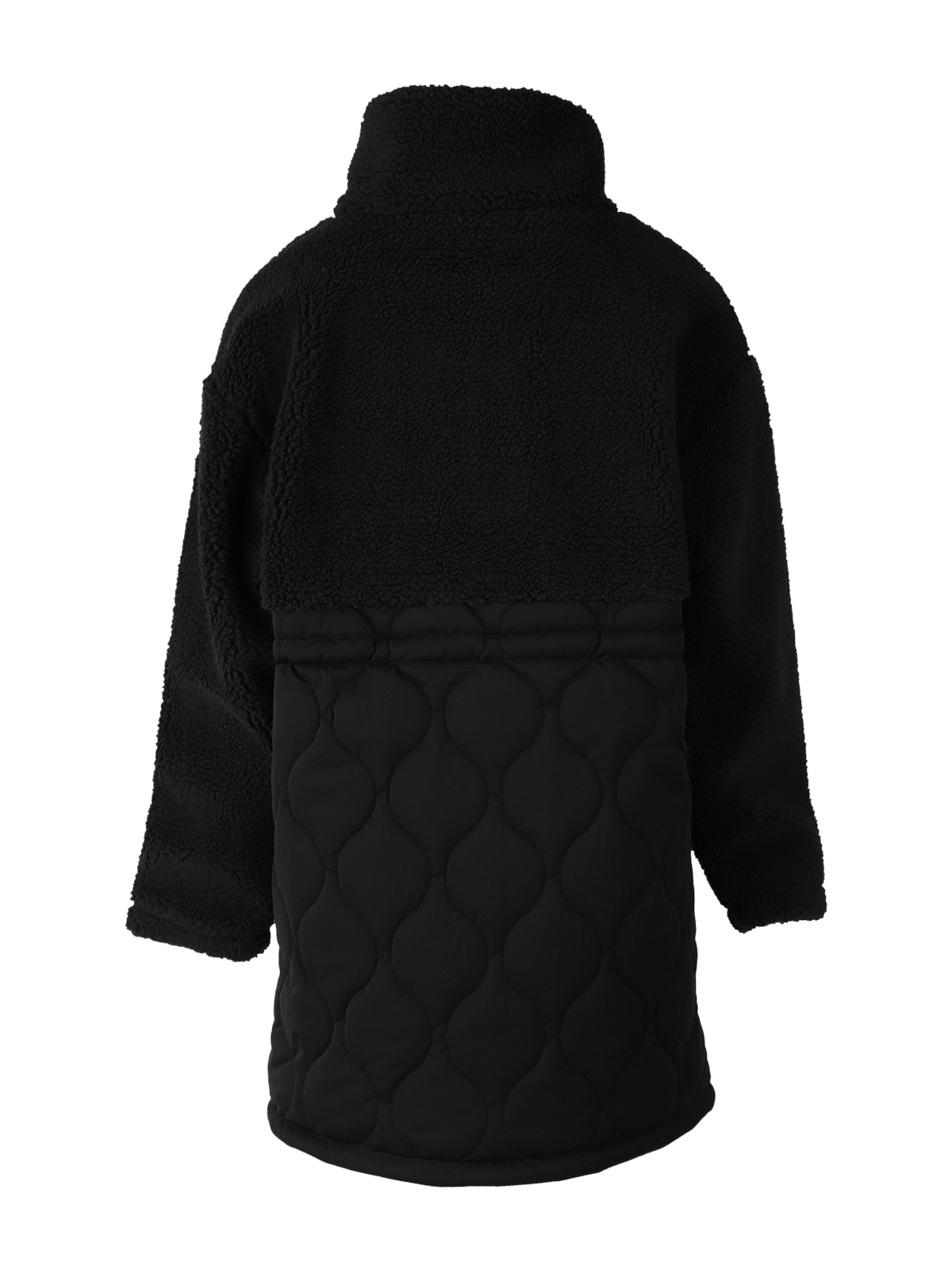 Cecile Damen Teddy Mantel | Schwarz