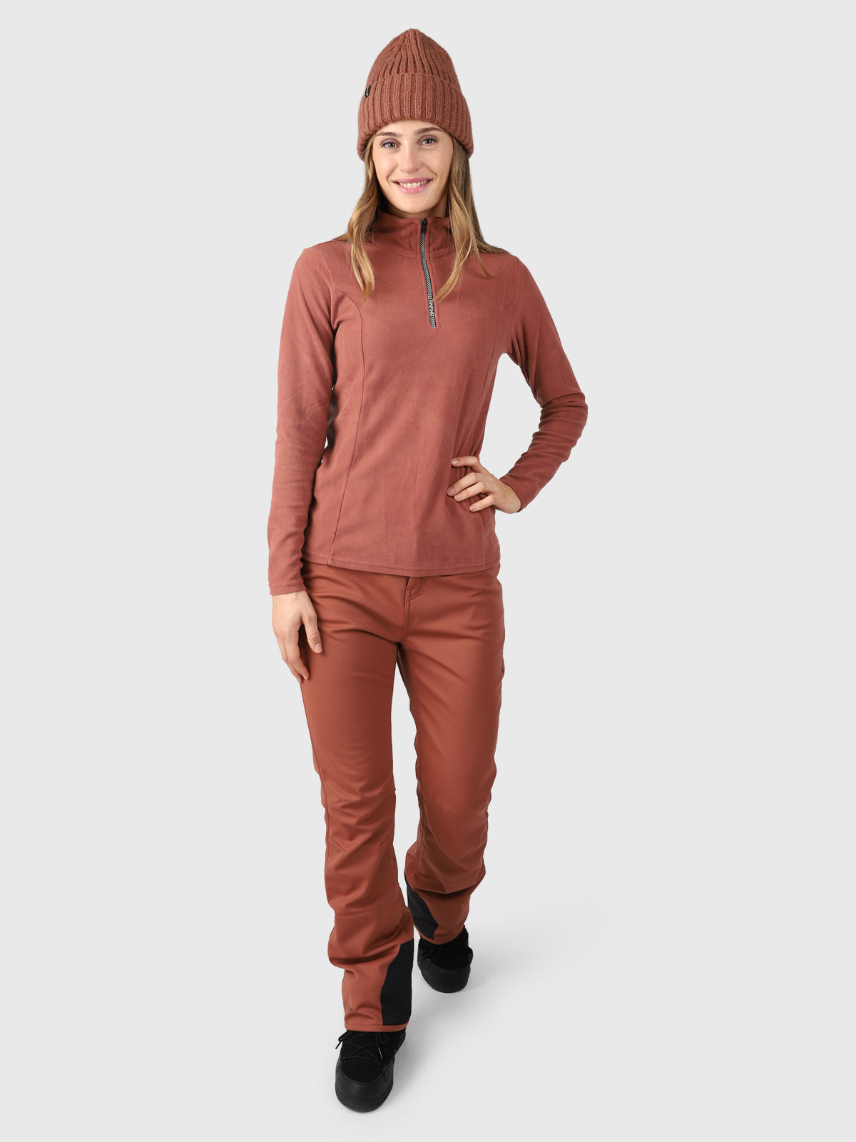 Misma Dames Fleece | Bruin