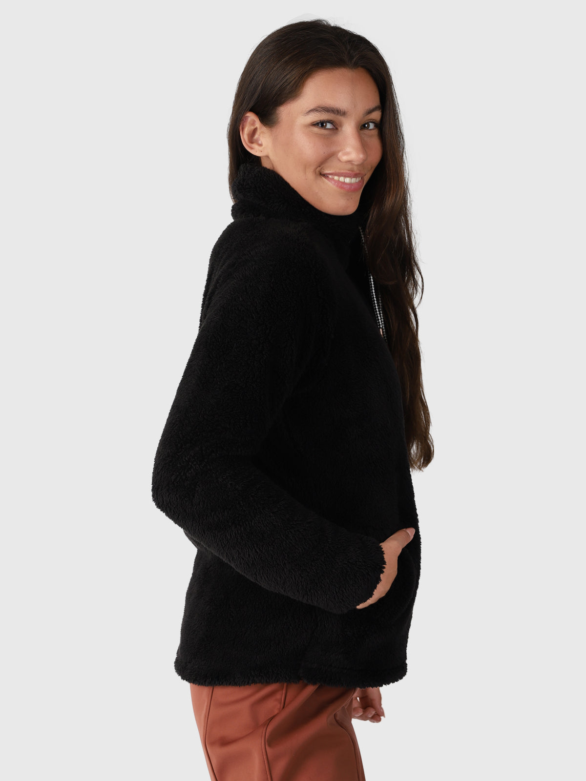 Kyoto Women Fleece Jacket | Black