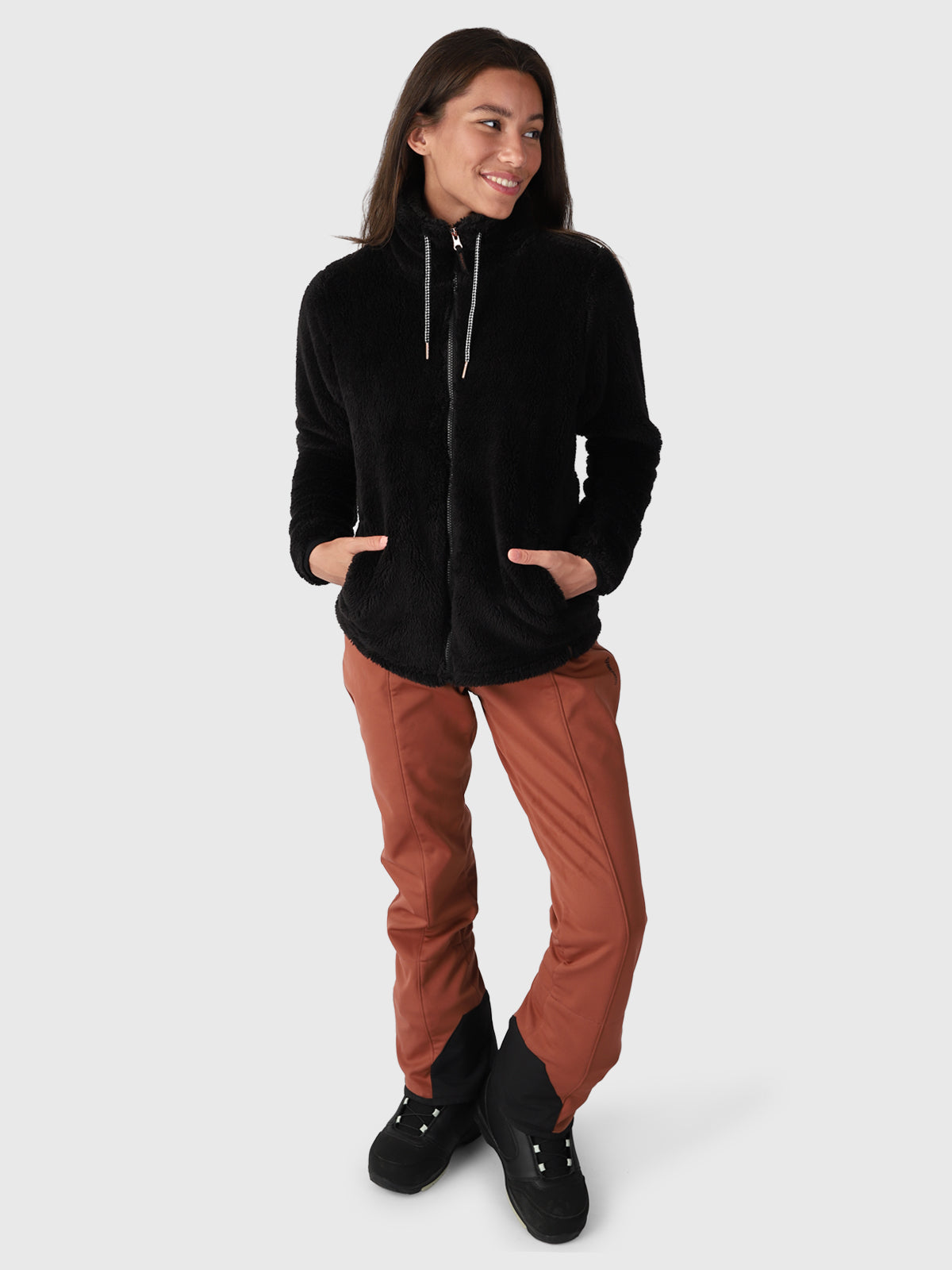 Kyoto Women Fleece Jacket | Black