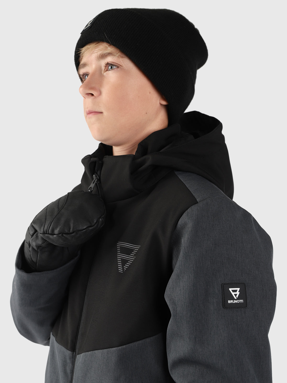 Twinstroky Jongens Softshell Jas | Grijs