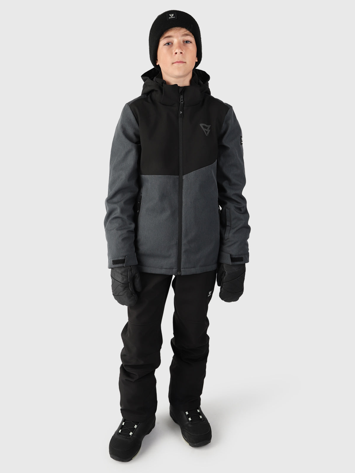 Twinstroky Jongens Softshell Jas | Grijs