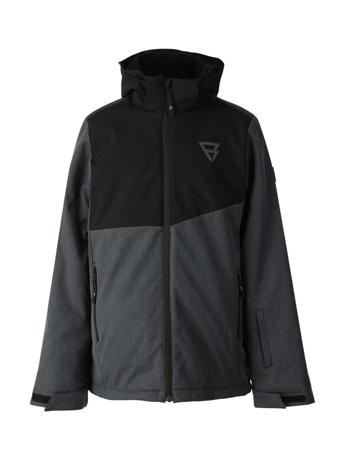 Twinstroky Jungen Softshell Jacke | Grau