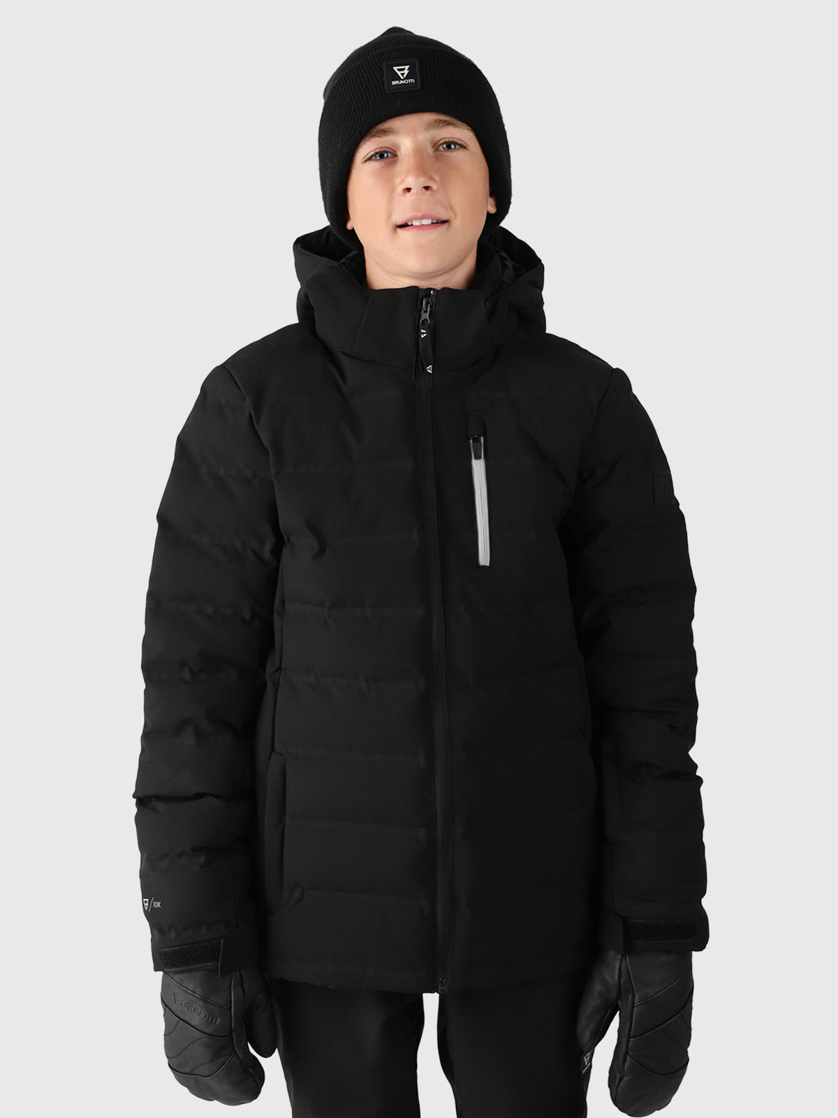 Sanclairy Jungen Puffer Skijacke | Schwarz