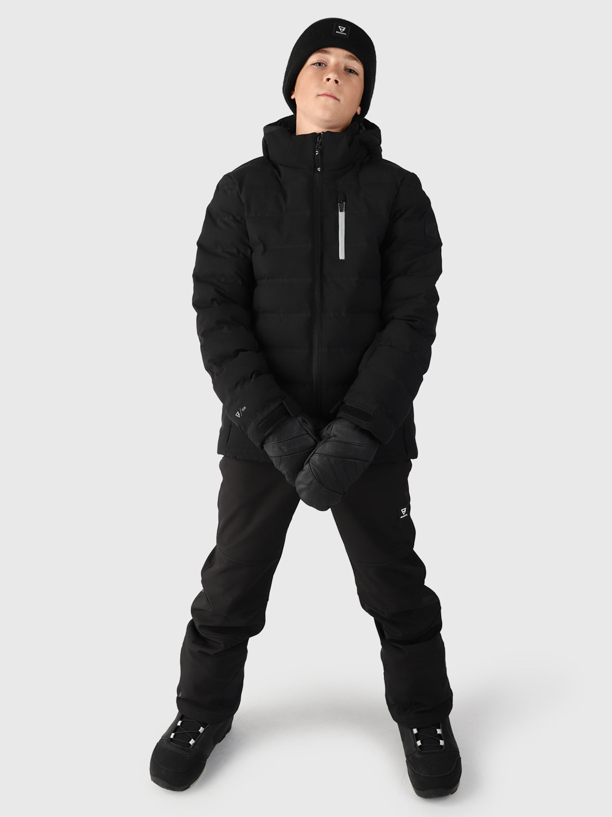 Sanclairy Boys Puffer Snow Jacket | Black