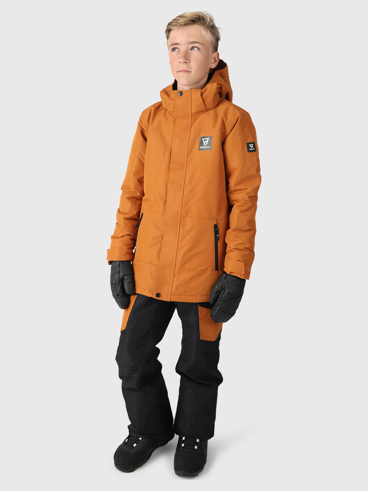 Stonsy Boys Snow Jacket | Brown