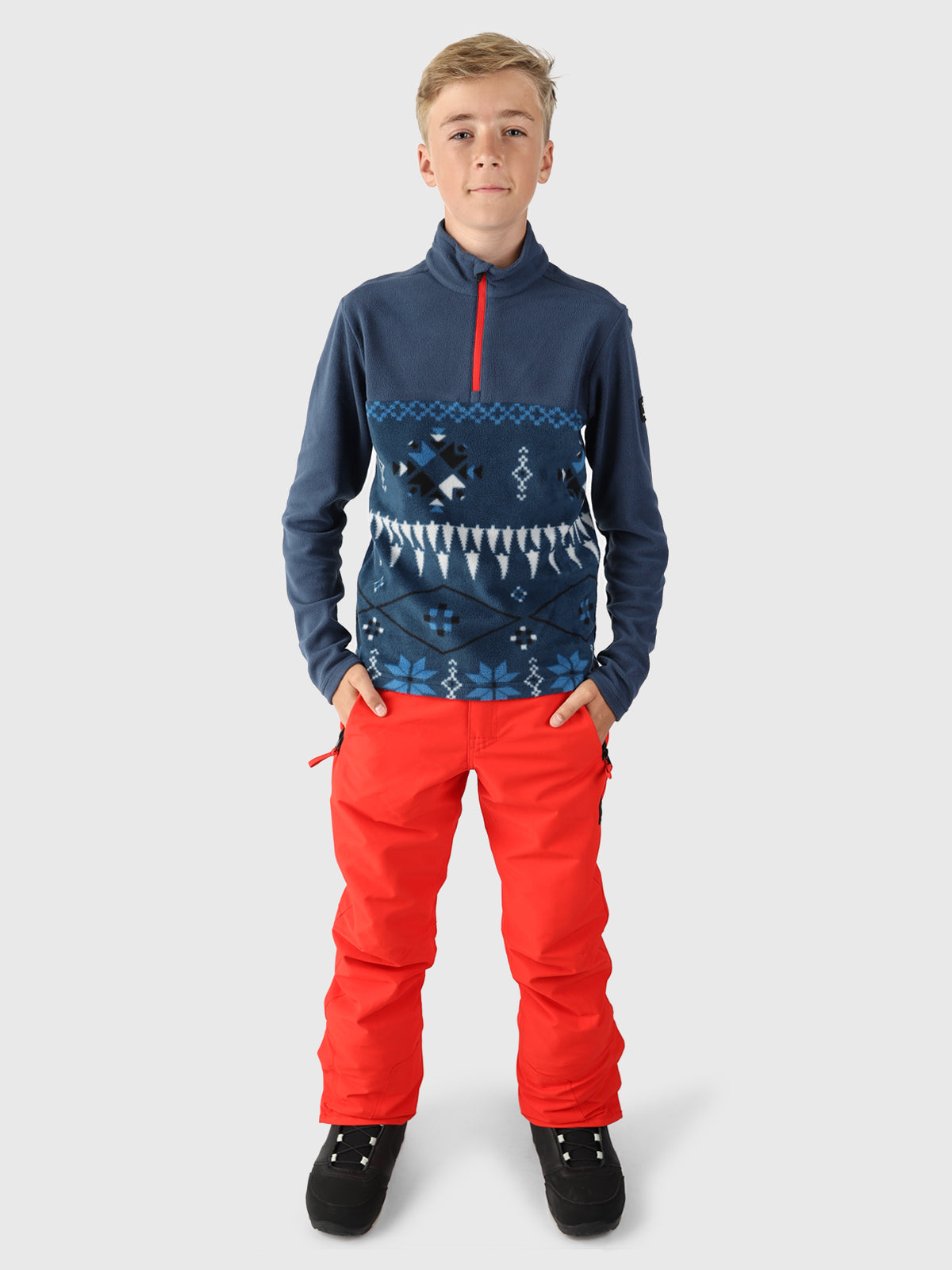 Footraily Boys Snow Pants | Red