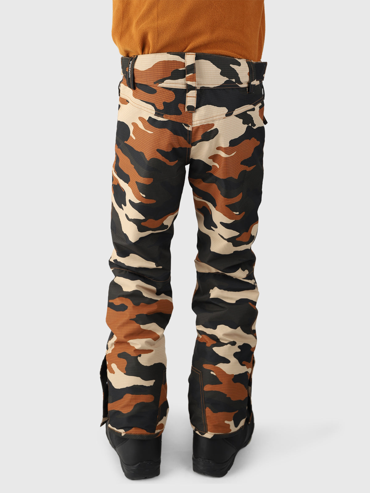 Footraily-AO Jongens Skibroek | Camouflage Bruin