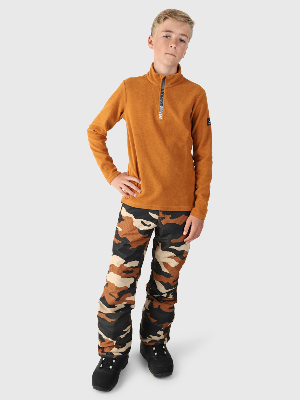 Tenny Boys Fleece | Brown