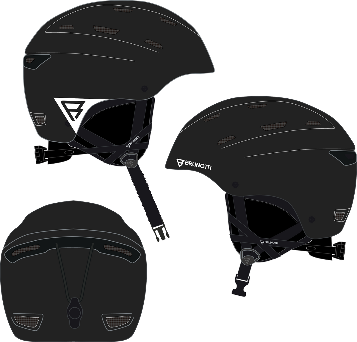 Buffalo Unisex Skihelm | Zwart