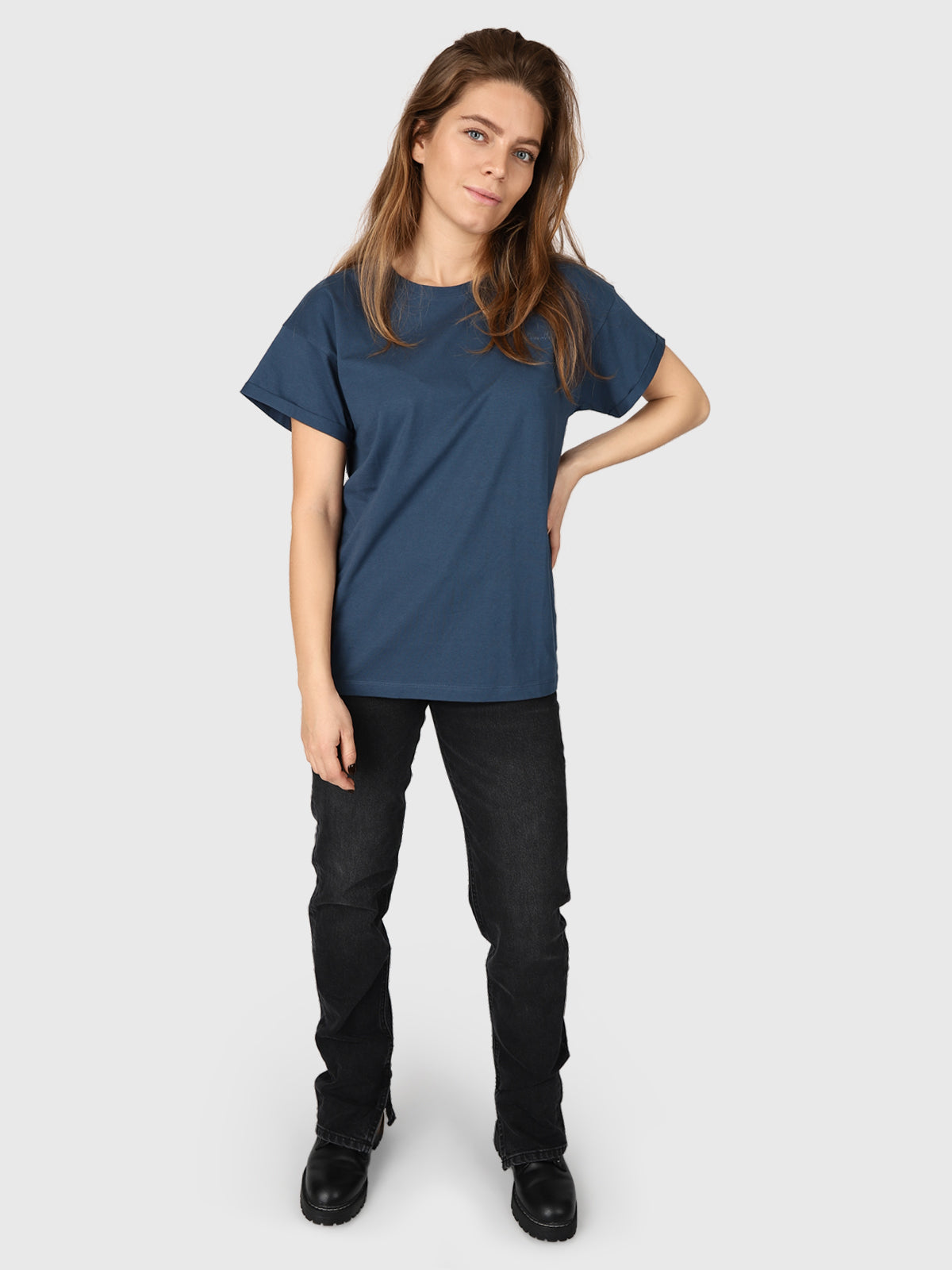 Samira-R Damen T-Shirt | Blau