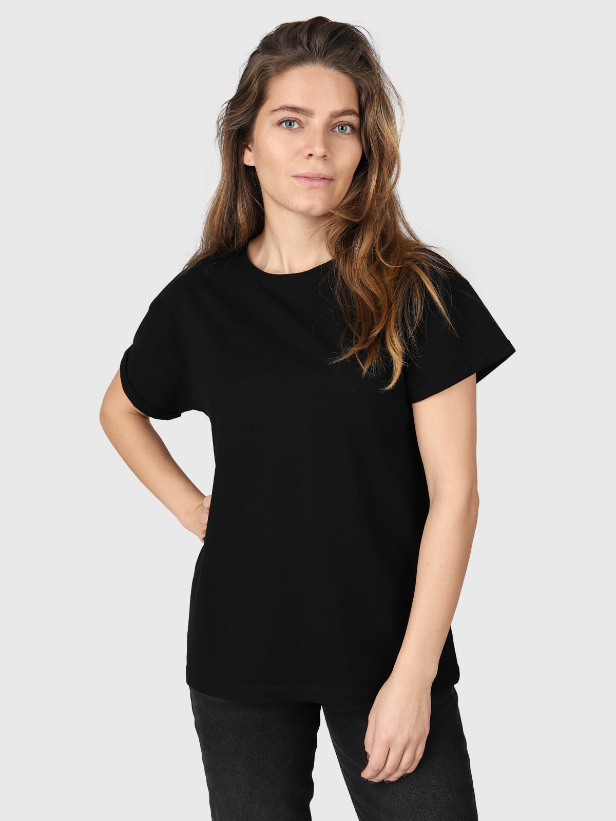 Samira-R Damen T-Shirt | Schwarz