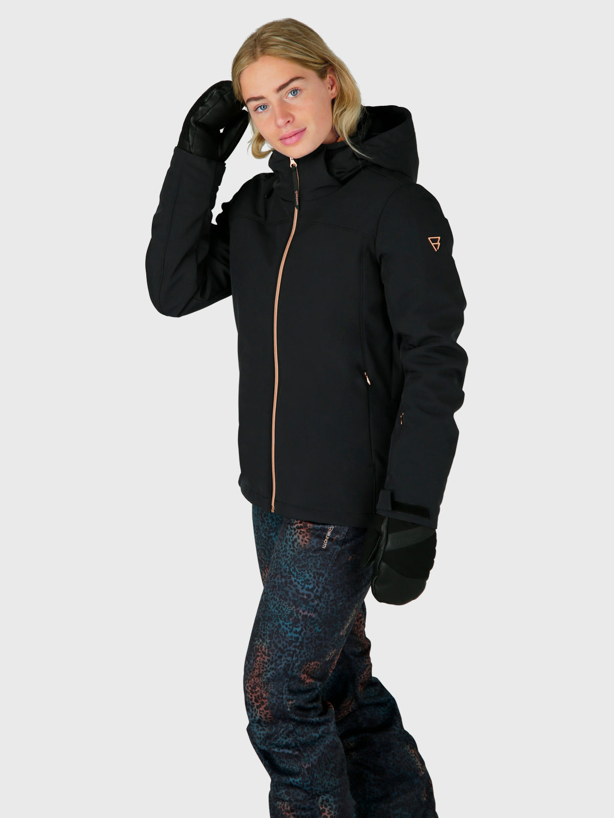 Aries-N Damen Softshell Jacke | Schwarz