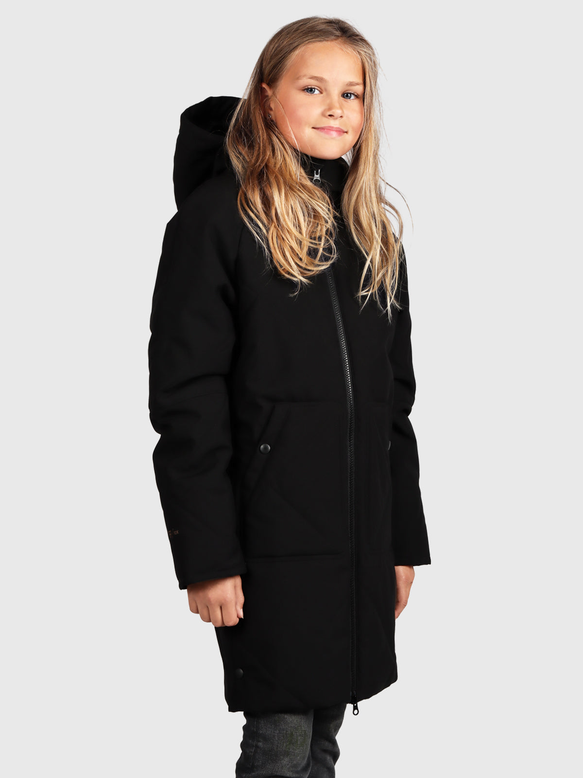 Madwelly Mädchen Puffer Jacke | Schwarz