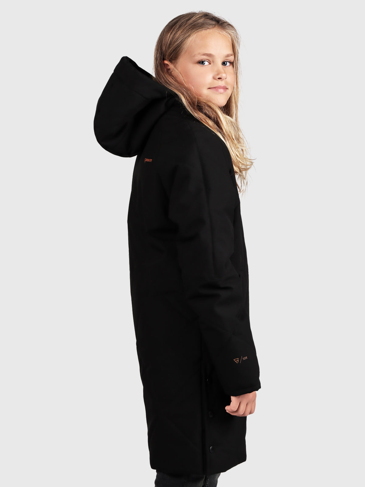 Madwelly Mädchen Puffer Jacke | Schwarz