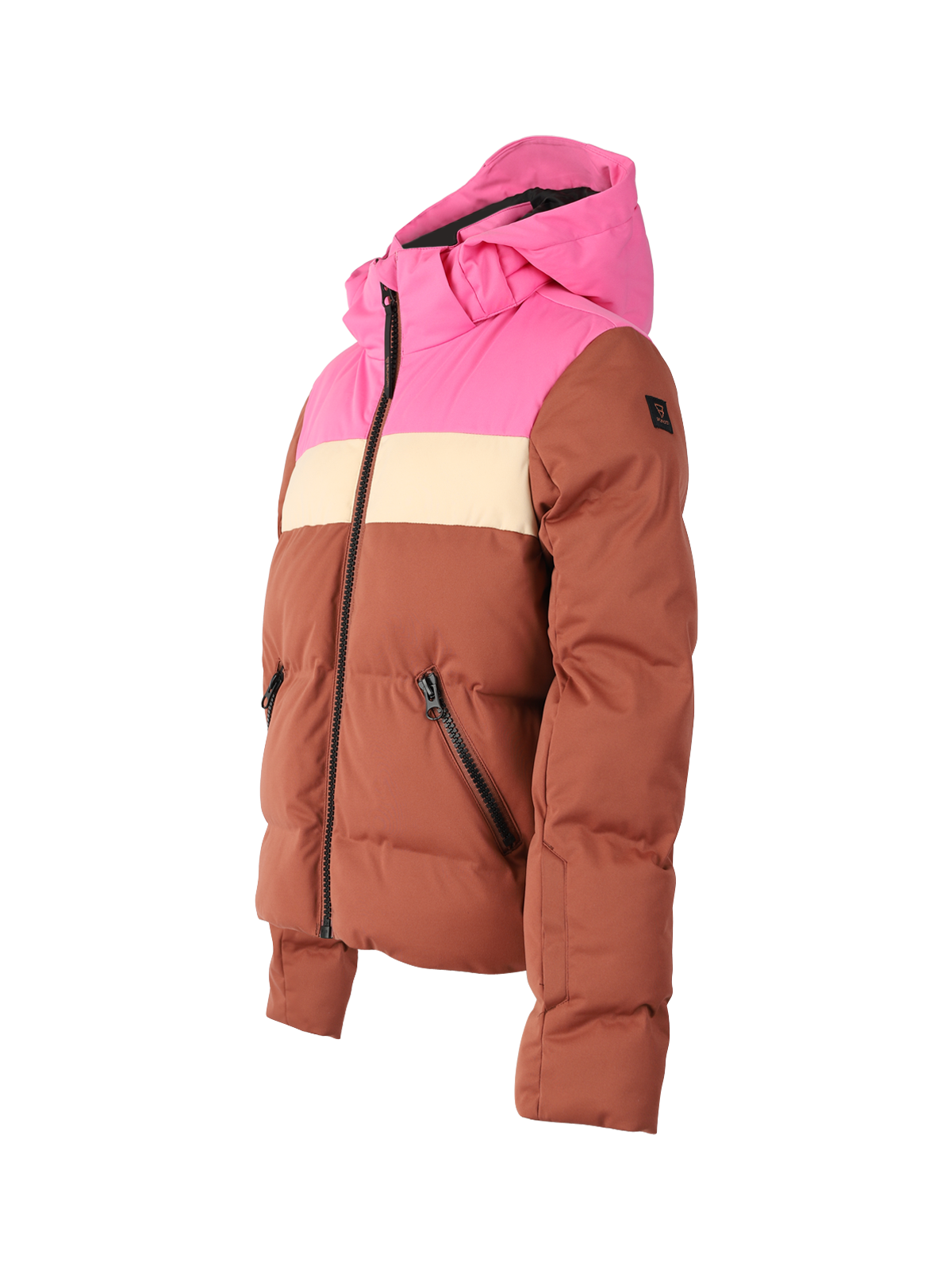 Niagony 女童羽绒雪地夹克 | 棕色