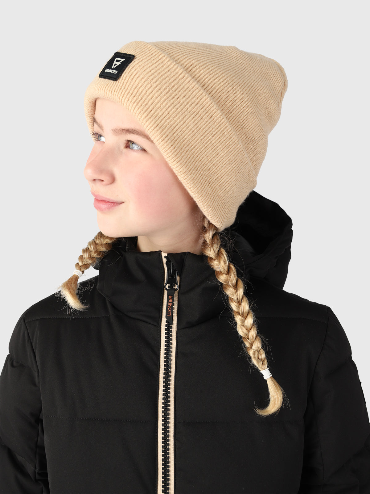 Iraika Girls Puffer Snow Jacket | Black