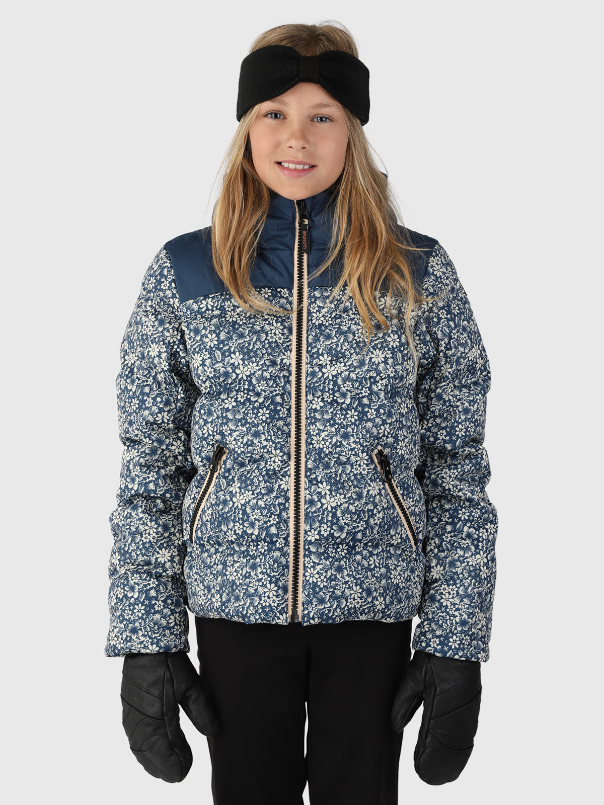 Minowan Meisjes Puffer Ski Jas | Blauw