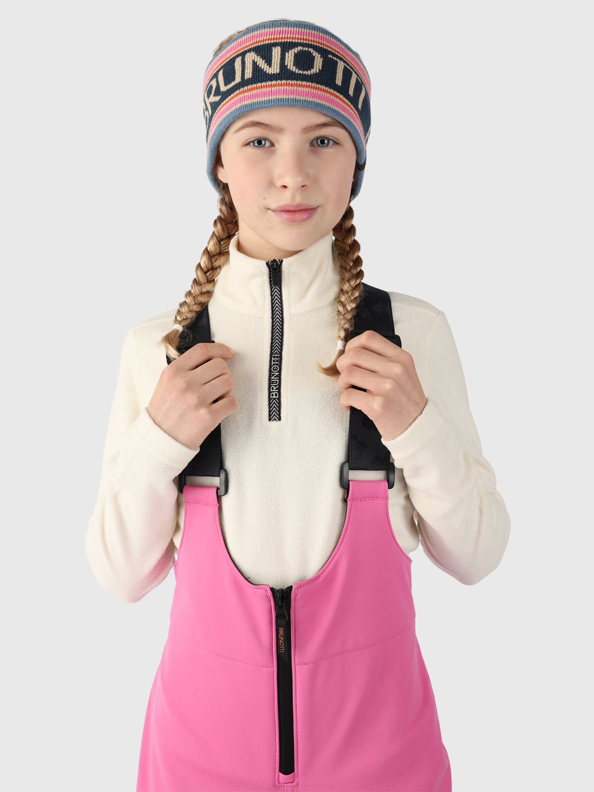 Avalanchy Girls Bib Snow Pants | Pink