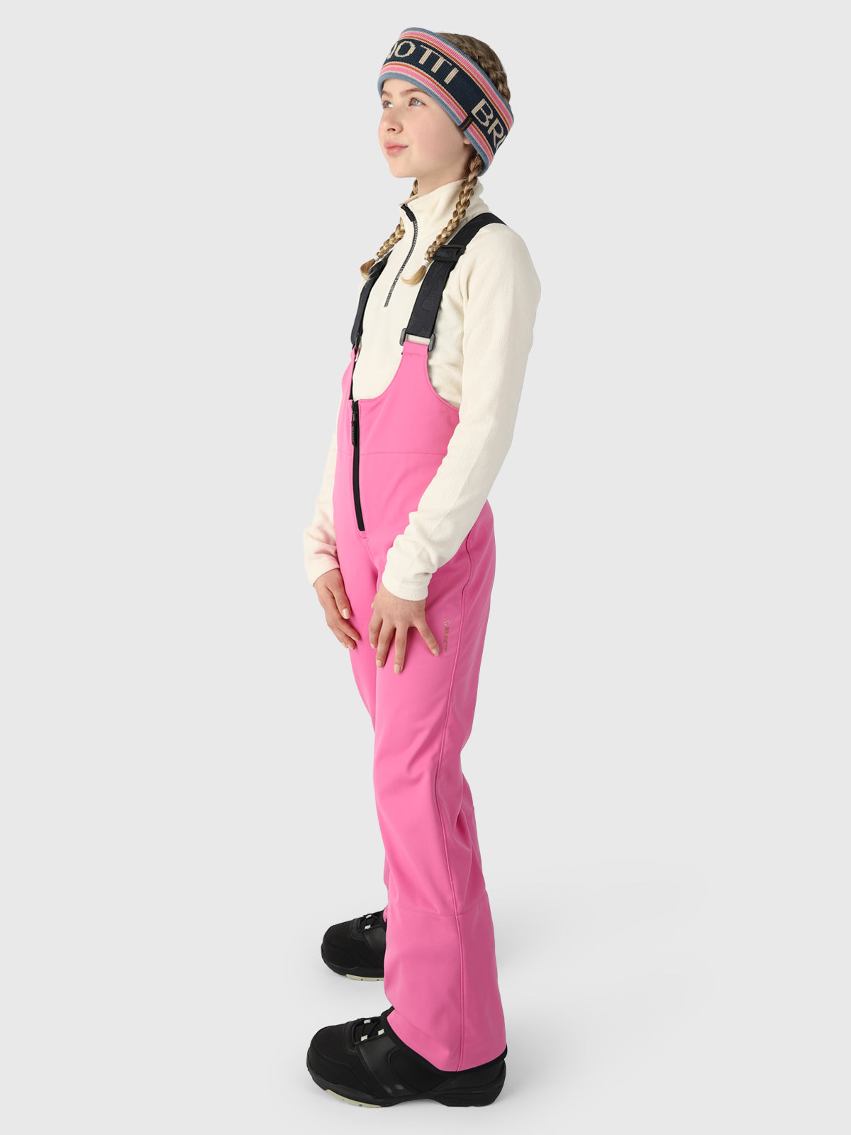 Avalanchy Girls Bib Snow Pants | Pink