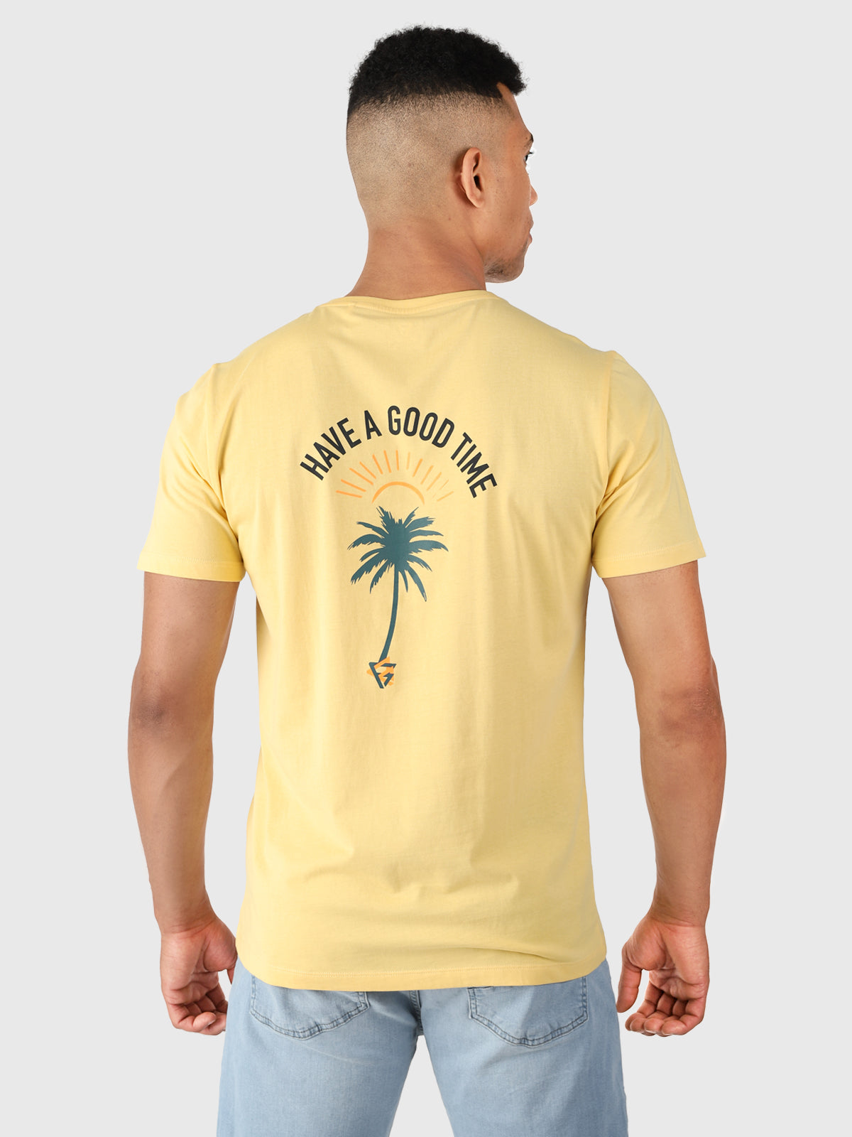 Birrie-R Heren T-shirt | Geel