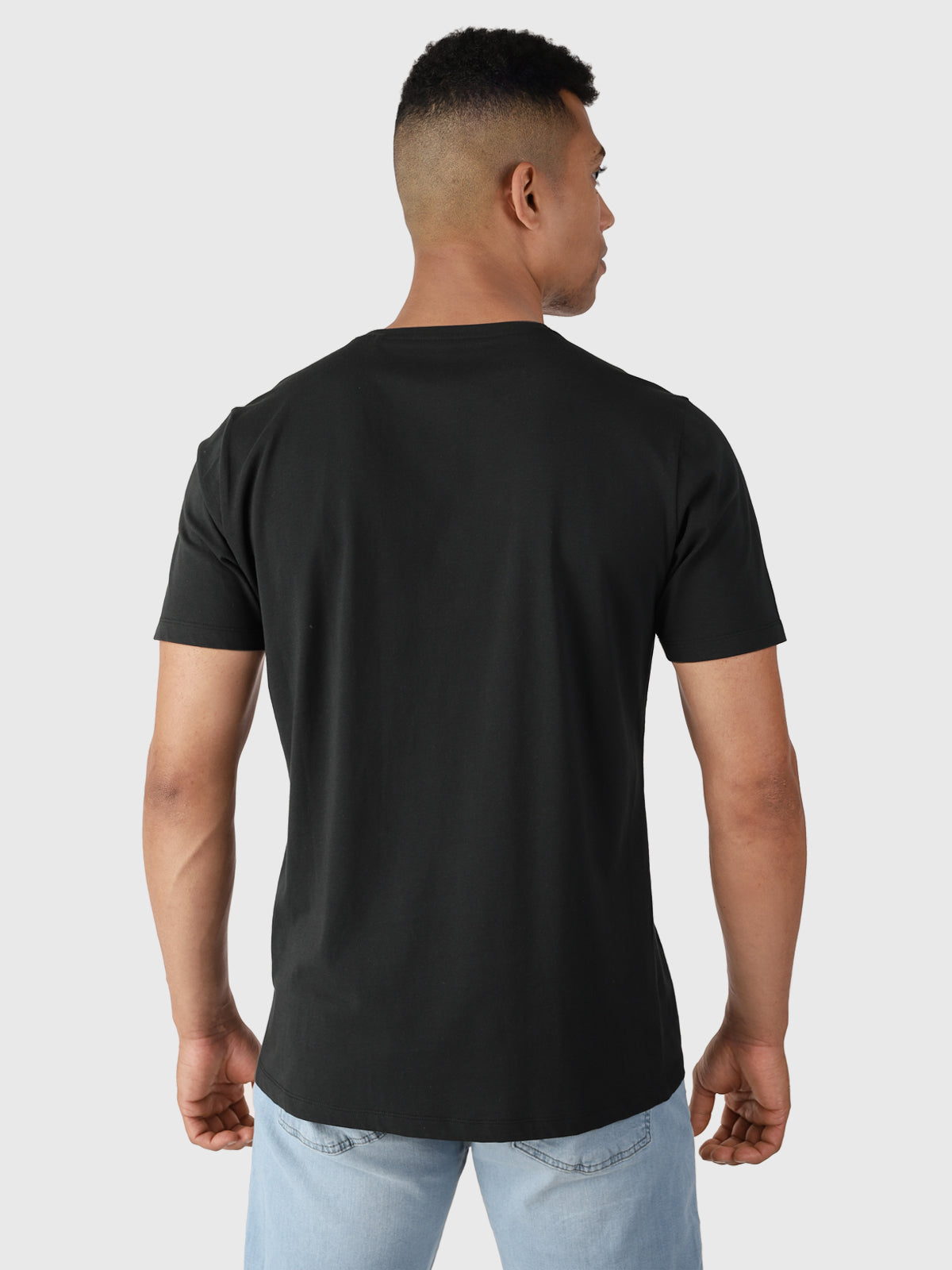Naval-R Men T-Shirt | Black