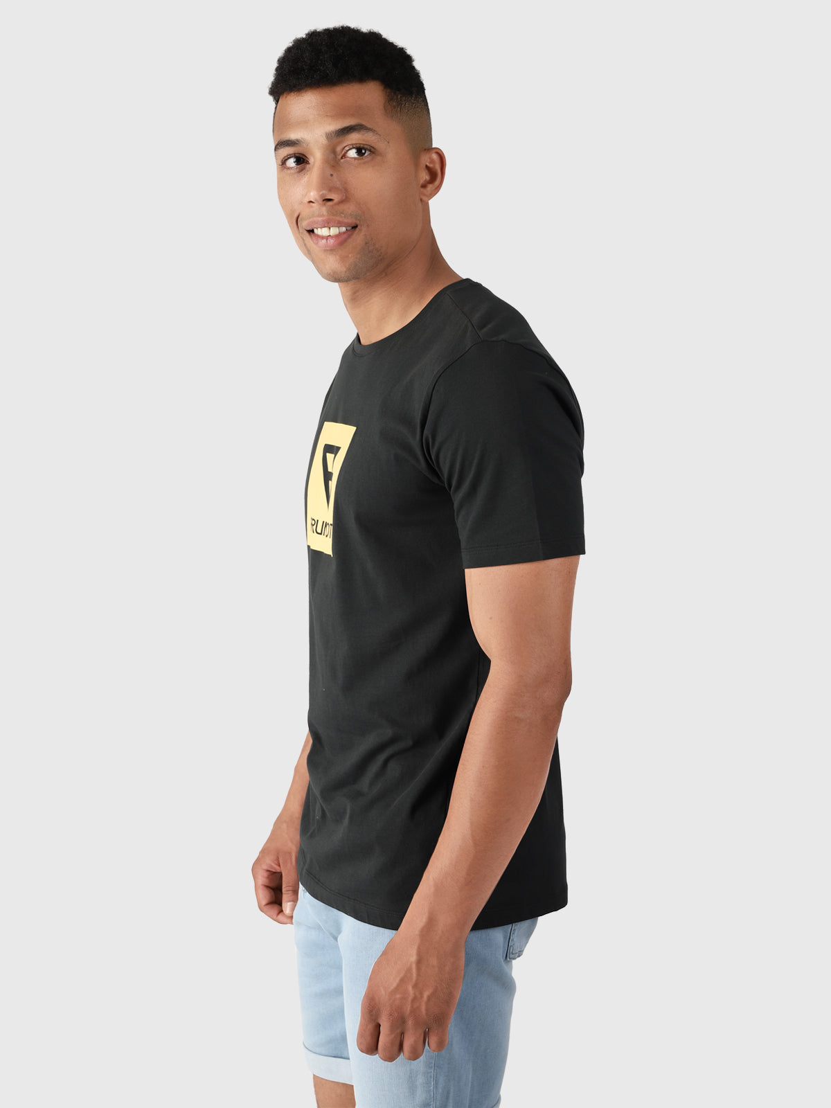 Naval-R Heren T-shirt | Zwart