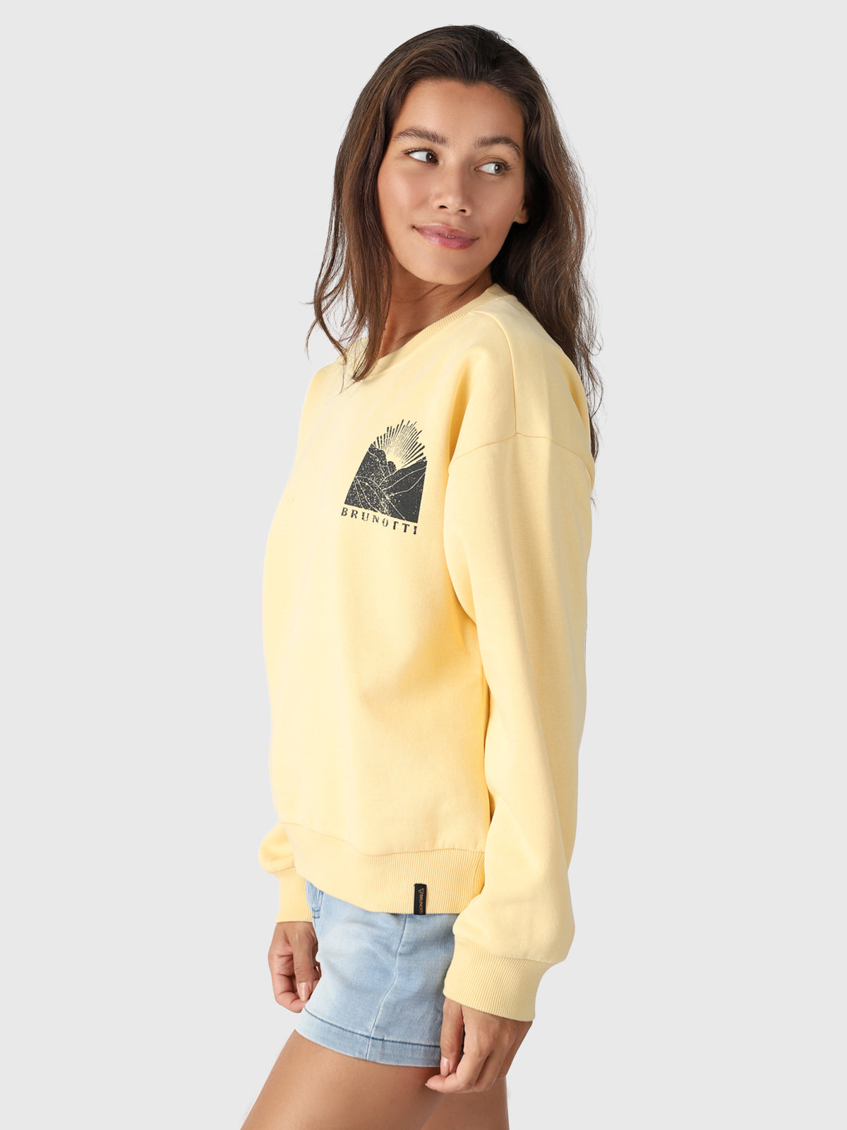 Loreta-R Dames Sweater | Geel
